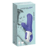Satisfyer Vibes - Magic Bunny Mini Vibrator for Women - Model 17.5cm - Blueberry Smoothie