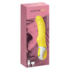 Satisfyer Vibes - Yummy Sunshine G-Spot Vibrator Model YS-1234 for Women - Sunny Yellow Ribbed Pleasure