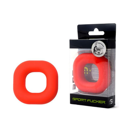 Sport Fucker Big Boner Ring - Premium Silicone Cock Ring for Men - Model BF-500 - Enhance Pleasure and Performance - Black - Adult Naughty Store