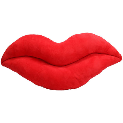 Indulge in Luxurious Comfort with the S-LINE Lip Pillow Plushie Red Small Cushion - Model S1, a Petite Intimate Pillow for Ultimate Relaxation and Sensual Comfort. - Adult Naughty Store