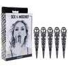 Sex & Mischief Metal Sensory Fingertips - Model X1: Unisex Sensory Pleasure Tool for Erogenous Zones - Black - Adult Naughty Store