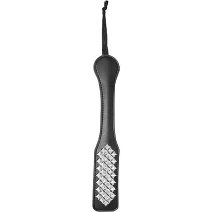 Sportsheets Sex & Mischief Studded Paddle - Model SM-001 - Unisex Spanking Toy for Intense Pleasure and Tease - Black - Adult Naughty Store