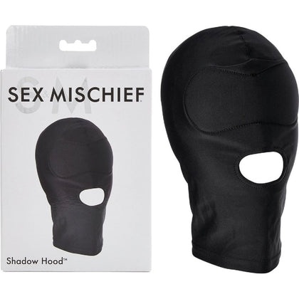 Sex & Mischief Shadow Hood - Black, Sensory Deprivation Hood for Intense Control Play, Model SM-SH001, Unisex, Enhances Sensations and Heightens Pleasure - Adult Naughty Store