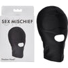 Sex & Mischief Shadow Hood - Black, Sensory Deprivation Hood for Intense Control Play, Model SM-SH001, Unisex, Enhances Sensations and Heightens Pleasure