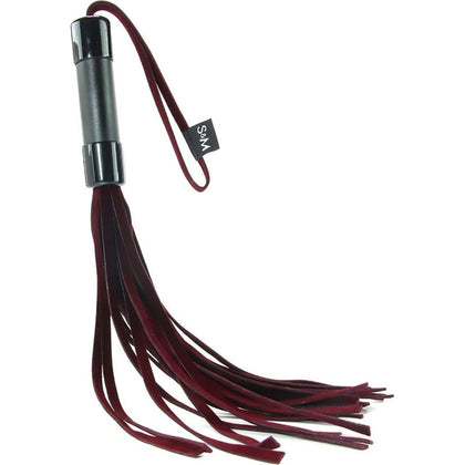 Sex & Mischief Enchanted Flogger - Sensual Red/Black BDSM Whip for Intense Pleasure and Control - Adult Naughty Store