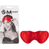 Sex & Mischief Amor Blindfold - Red Padded Blindfold for Sensual Surrender in Vibrant Red Color - Adult Naughty Store