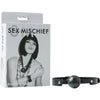 Sex & Mischief Breathable Ball Gag - Black Mouth Restraint for Beginners - Model BMG-001 - Unisex - Sensual Oral Pleasure - Black - Adult Naughty Store