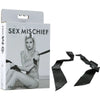 Sex & Mischief Silky Sashes Black - Luxurious Silk Restraints for Sensual Bondage Play - Adult Naughty Store