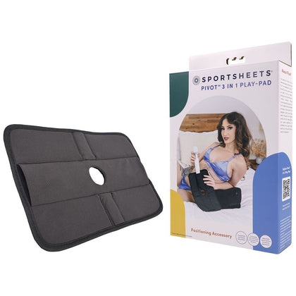 Pivot 3 in 1 Play-Pad: Accessory for PivotT Positioning Products | Hands-Free Vibrator Support Pad | Model Number: PT-3-1 | Unisex | Black - Adult Naughty Store