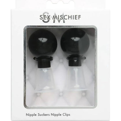 Sex & Mischief Nipple Suckers - Intensify Nipple Sensation with Model X1 - Unisex Nipple Toys for Enhanced Pleasure - Red