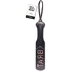 Sex & Mischief Brat Paddle - Black Spanking Paddle - Model BP-001 - Unisex - Provocative Impact for Intense Pleasure - Rose Gold / Black - Adult Naughty Store