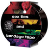 Adult Naughty Store - Bondage Tape for Sensual Restraint Play - Model BT-20 - Unisex - Wrist, Ankle, and Blindfold - 3 Color Options