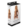 WhipSmart Black Diamond Wristraint Harness & Cuffs - Model L21B -Unisex - Wrist & Thigh - Black - Adult Naughty Store