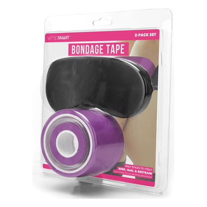 Embrace the Sensory Journey with Bondage Tape: Purple Restraint Kit by Bondage Master. Model BTK-30P for All Genders, Full Body Play, and Euphoric Bliss! - Adult Naughty Store