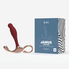 Experience Ultimate Pleasure with Zini Janus Lamp Iron Small Precision Prostate Massager for Men in Red - Adult Naughty Store