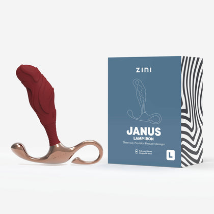 Zini Janus Lamp Iron Large Prostate Massager M31 for Men in Red: Ultimate Precision Pleasure