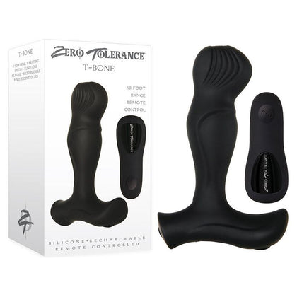 Zero Tolerance T-Bone Prostate Vibrator - Model ZT-2001 - Intense Pleasure for Men - Velvet Black