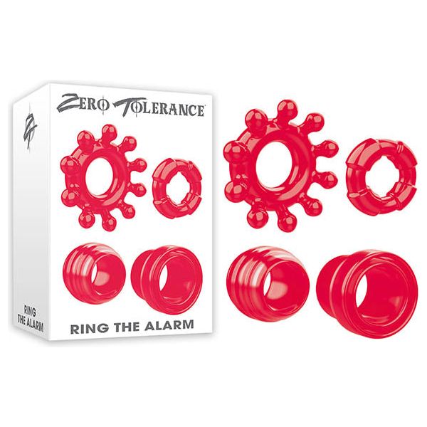Zero Tolerance Ring The Alarm - Vibrating Penis Ring for Enhanced Pleasure - Model ZT-RA-001 - Male - Clitoral Stimulation - Black
