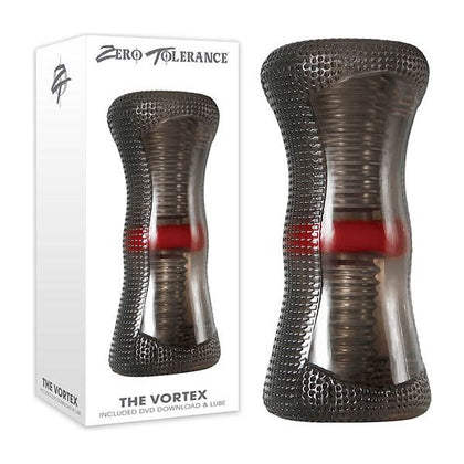 Zero Tolerance The Vortex Masturbator - Dual Channel Stroker for Men - Intense Pleasure Toy in Sultry Black