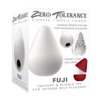 Zero Tolerance FUJI Volcano Textured Stroker - Model ZT-1234 - Male Masturbator for Explosive Pleasure - Red