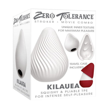 Zero Tolerance KILAUEA Volcano Flex Stroker - Model ZT-1234 - Male Masturbation Toy for Explosive Pleasure - Red