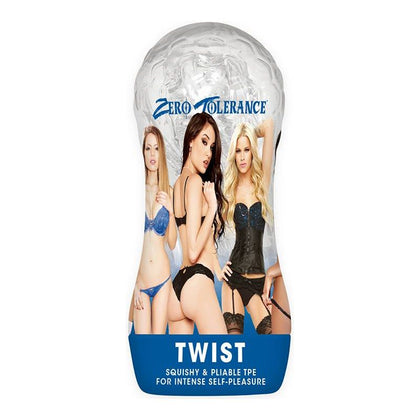 Zero Tolerance Twist Clear Stroker - Model ZT-CT6 - Male Masturbation Toy for Intense Pleasure - Transparent - Phthalate & Latex Free