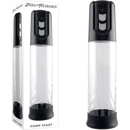 Zero Tolerance Pump Start Clear Automatic Penis Pump - Model X1: Enhance Your Intimate Experience with Confidence