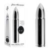 Zero Tolerance Full Metal Love - Powerful 7-Speed Vibrating Alloy Bullet for Targeted Stimulation - Model ZT-FML-01 - Unisex Pleasure - Silver - Adult Naughty Store