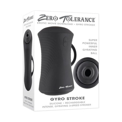 Zero Tolerance GYRO STROKE Powerful Gyrating-Ball Stroker | Model ZT-1001 | For Men | Intense Pleasure | Black