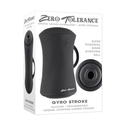 Zero Tolerance GYRO STROKE Powerful Gyrating-Ball Stroker | Model ZT-1001 | For Men | Intense Pleasure | Black - Adult Naughty Store