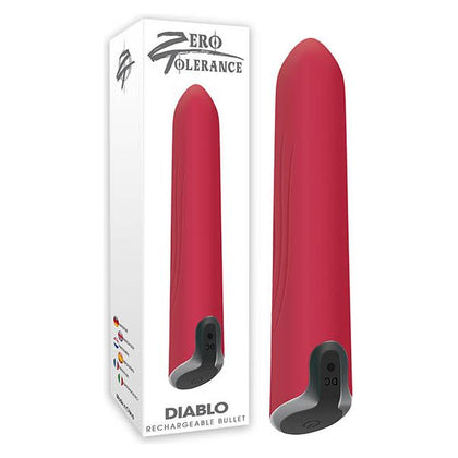 Zero Tolerance Diablo Vibrating Cock Ring - Model ZT-9001 - For Couples - Enhances Pleasure - Red